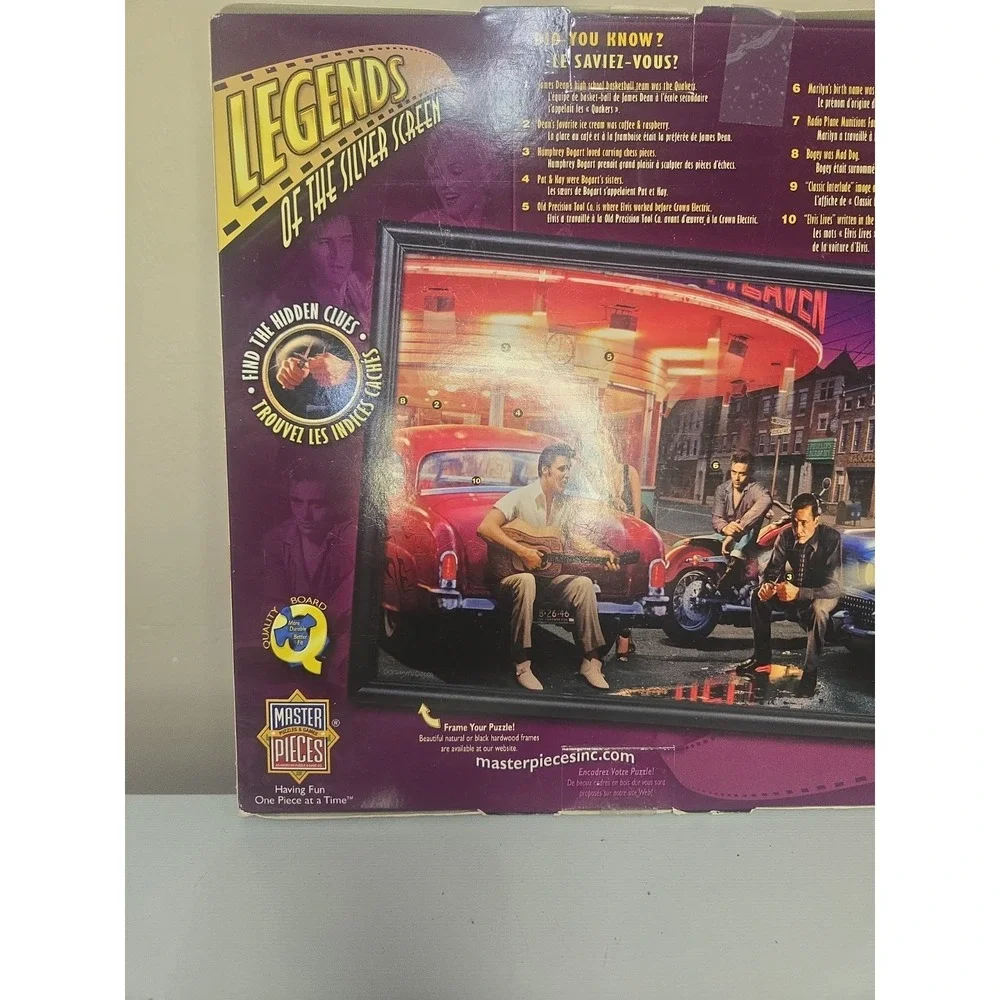 Legends Silver Screen Jigsaw Puzzle Legendary Crossroads Elvis Marilyn 750